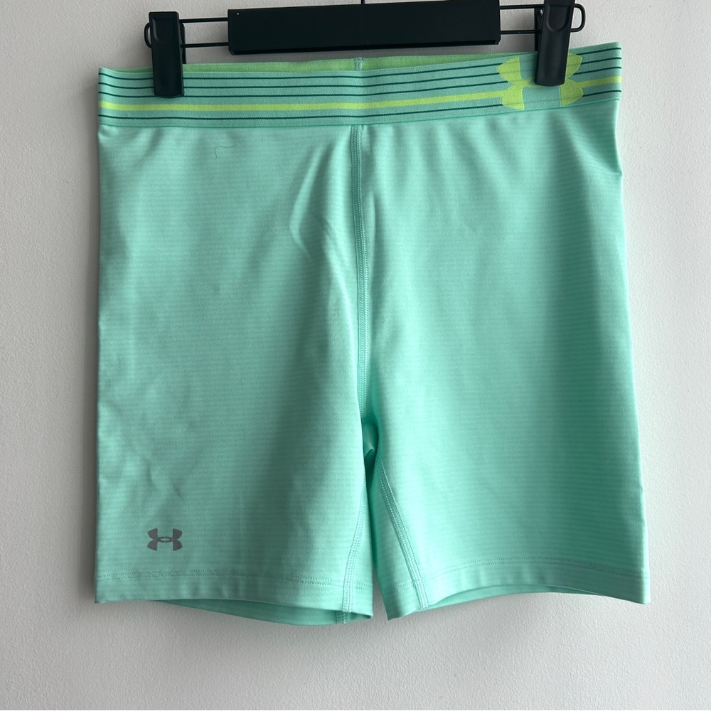 Under Armour Light Green Performance Shorts